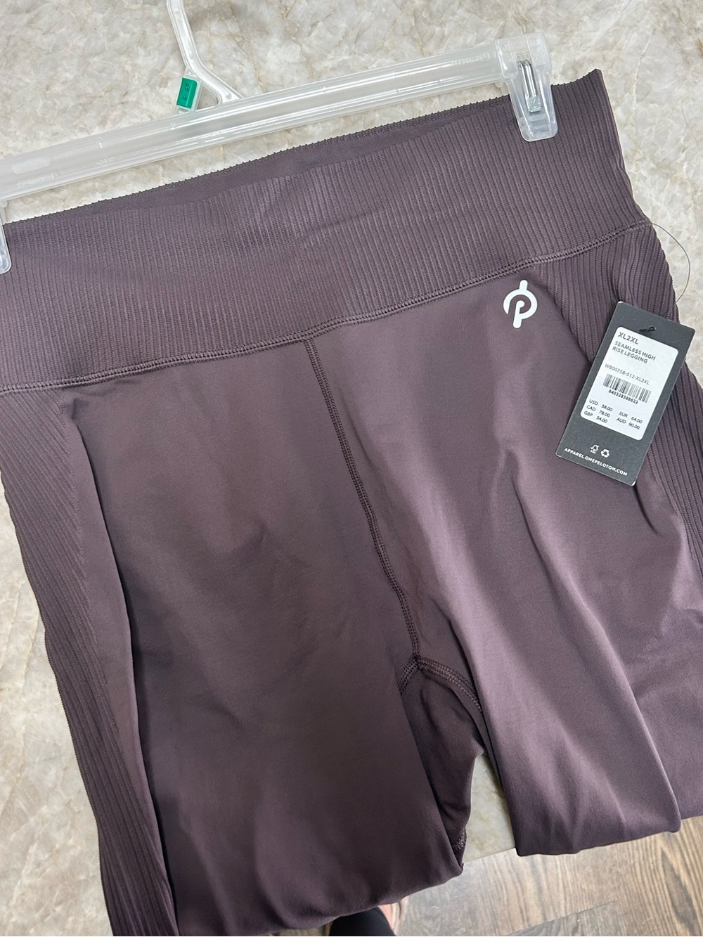 NWT ✨Peloton High-Rise Seamless Leggings- Mocha Brown 🤎
